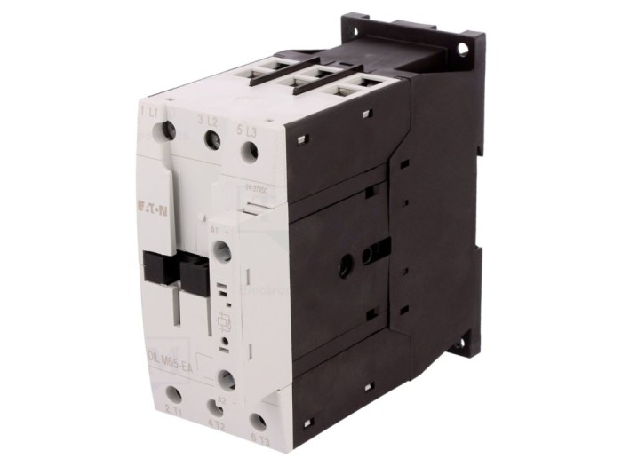 Contactor 3P 24VDC 65A șină DIN