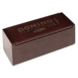 Joc Domino Clasic Premium, in caseta lemn, 28 piese cu insertie de metal, Cayro