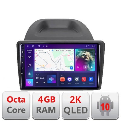 Navigatie Ford Fiesta C-256 Android Octa Core Ecran 2K QLED GPS 4G 4+32GB 360 KIT-256+EDT-E409-2K CarStore Technology foto