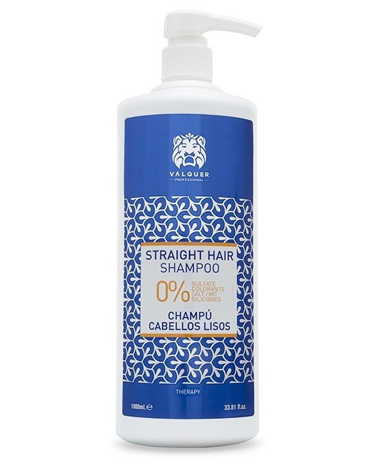 Sampon glacial pentru par drept fara sulfati Valquer 1000ml