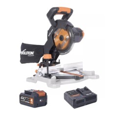 Fierastrau circular de masa multifunctional cu acumulator R185CMS-Li Evolution 088-0001B, 18 V, O185 mm