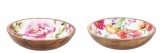 Cumpara ieftin Set 2 boluri lemn multicolor Iole 30 x 7 cm