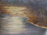 Dambock--Peisaj 2, Natura, Ulei, Realism