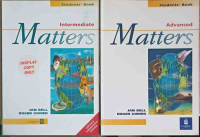 MATTERS STUDENT&amp;#039;S BOOK VOL.1-2: INTERMEDIATE, ADVANCED-JAN BELL, ROGER GOWER foto