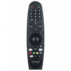 Telecomanda Magic pentru Smart TV LG AN-MR20GA/AKB75855501, x-remote, functie vocala, mouse, pointer, Netflix, Amazon, Negru
