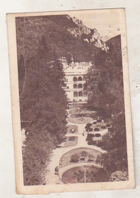 bnk cp Baile Herculane - Hotelul 23 August si Parcul - circulata 1949 foto