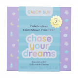 Set cadou bratara si charmuri - Calendar pentru sarbatorit evenimente Chase Your Dream