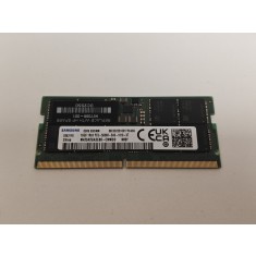 Memorie ram Laptop Samsung 16GB, DDR5, 1Rx8, 5600Mhz, PC5-5600B, M425R2GA3EB0-CWM0D, PC5-44800, CL46, 1.1V, Non-ECC, sodimm, 262 pini