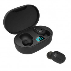 Casti True Wireless Bluetooth Headset, model E6S cu Bluetooth 5.0, Negru foto