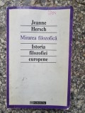 MIRAREA FILOZOFICA, ISTORIA FILOZOFIEI EUROPENE , JEANNE HERSCH