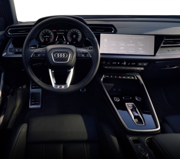 Folie Protectie Display Navigatie, Duragon, Audi A3 Sedan 2024+, silicon Transparent, Anti-zgarieturi, Kit instalare