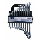 Set chei combinate Basic 12 piese, 6-22 mm, finisaj mat, suport plastic