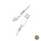 Cablu Date si Incarcare USB-C - Lightning HOCO X70 20W 1m Alb