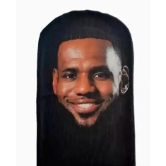 Masca Celebritati editie LeBron James Innovium&trade;, Reproducere Fidela, Comfort Superior, Design Premium, Cadou Amuzant, Petreceri Tematice,40 &times; 25 cm