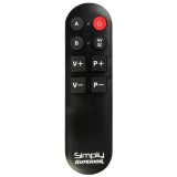 Telecomanda Universala Simply Superior, Negru, 2 x AAA