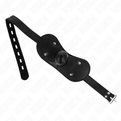 KINK - BALL GAG MOUTH MASK WITH LOCK ADJUSTABLE 42-60 CM foto