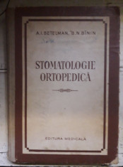 carte veche Medicina,Stomatologia ortopedica-betelman,binin-1954,Int.FB,T.GRATUI foto
