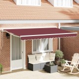 vidaXL Cadru de copertină Burgundy 400 x 200 cm 3329812