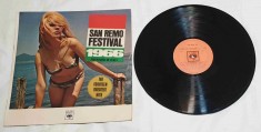 San Remo festival 1966 - disc vinil - muzica pop Electrecord stare f. buna
