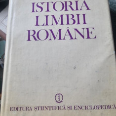ISTORIA LIMBII ROMANE de AL. ROSETTI, VOL 1: DE LA ORIGINI PANA LA INCEPUTUL SECOLULUI AL XVII-LEA 1986
