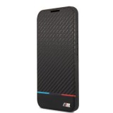 Cumpara ieftin Husa BMW M PC/TPU Book Tricolor Stripes Case for Samsung Galaxy S22 Plus neagra, Negru