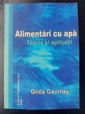 Alimentari cu apa- Gilda Gavrilas