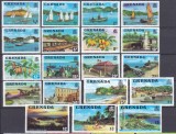 DB1 Uzuale Barci Vapoare Turism Ocupatii Pescuit 1975 Grenada 19 v. MNH, Nestampilat
