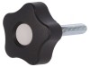 Buton Reglare 32mm Filet M6 Gri