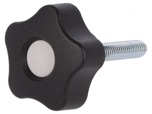 Buton Reglare 32mm Filet M6 Gri