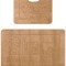 Set 2 Covorase Baie Model Maritime 2546, Marimi 60 x 100 50 x 60 cm, Bej, Inaltime Fir 0, Antiderapant, Antialergic, Polipropilena