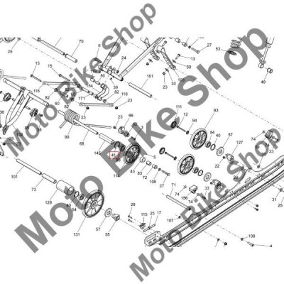 MBS Siguranta roata senila Ski-Doo, Cod Produs: 415129780SK foto