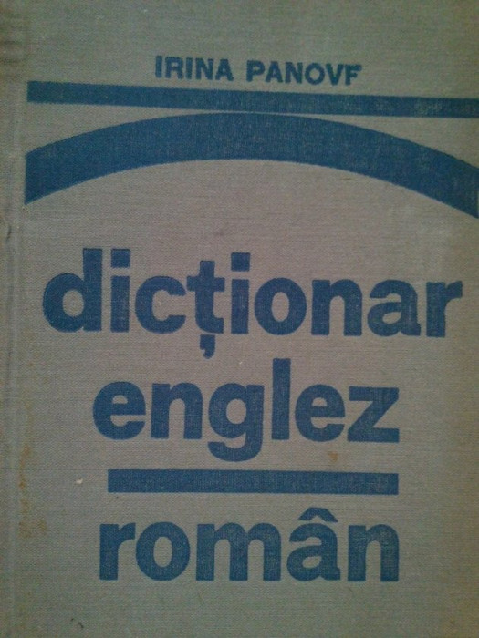 Irina Panovf - Dictionar englez-roman (1981)