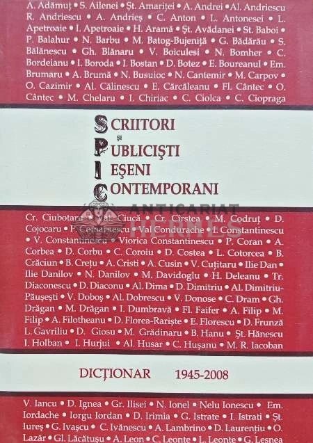 Scriitori si publicisti ieseni contemporani. Dictionar 1945-2008 - 2009 - FL. Busuioc (K216)