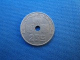 25 CENTIMES 1938 / BELGIA