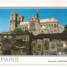 FA19-Carte Postala- FRANCE - Paris, Notre-Dame, Les Bouquinistes, necirculata