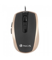 Mouse optic USB 800/1600dpi auriu NGS foto