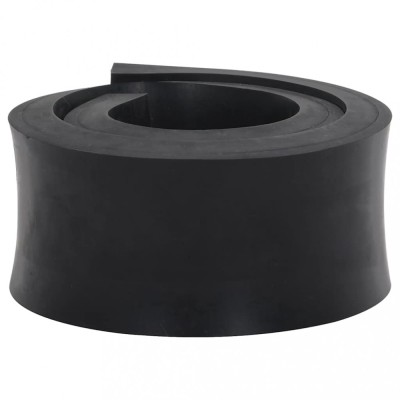 vidaXL Margine de cauciuc pentru plug de zăpadă negru 100x10x2 cm 4103542 foto