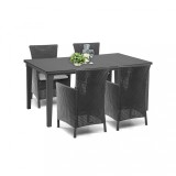 Cumpara ieftin Set mobilier de grădină Futurowa 4+1, grafit