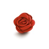 Cumpara ieftin Brosa floare textila burgundy