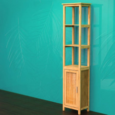 EISL Dulap înalt cu 3 compartimente, 40x30x190 cm, bambus GartenMobel Dekor