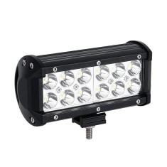 Bara Proiectoare LED Auto Offroad Techstar&reg; PNG1, 36W, 12V-24V, 6000 K, 3500 Lumeni, IP 67, 17 Cm, Flood Beam 60&deg; Cu Leduri CREE XBD, Negru