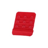 Extensie fixa pentru sutien, latime 5 cm, Rosu, metal, 115, Crisalida
