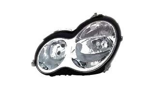Far Mercedes Clasa C (W203) 01.2003-03.2007, Tip bec H7+H7, omologare ECE , pneumatic, A2038203161; A2038203165, Stanga, marca DEPO foto