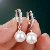 Cercei argint Elegant Pearls ARG63A, Argintboutique
