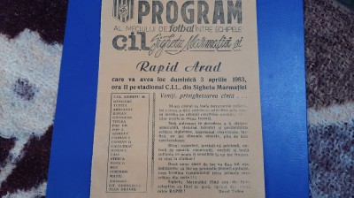 program CIL Sighet - Rapid Arad foto