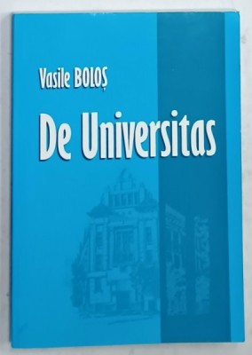 DE UNIVERSITAS de VASILE BOLOS , 2000 foto