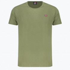 Tricou barbati din bumbac cu decolteu la baza gatului, Verde 2XL, Verde, 2XL INTL, 2XL+ (Z200: SIZE(3XSL → 5XL))