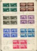 1928 , Lp 81, 50 de ani de la unirea Dobrogei , serie in bloc de 4 - stampila aniversara / coala carton, Stampilat