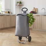 Carucior cumparaturi Norre 36 L gri inchis negru [en.casa] HausGarden Leisure
