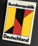 ISGSTR1 Insignă veche / Ecuson Bundesrepublik Deutschland (RFG) - design retro